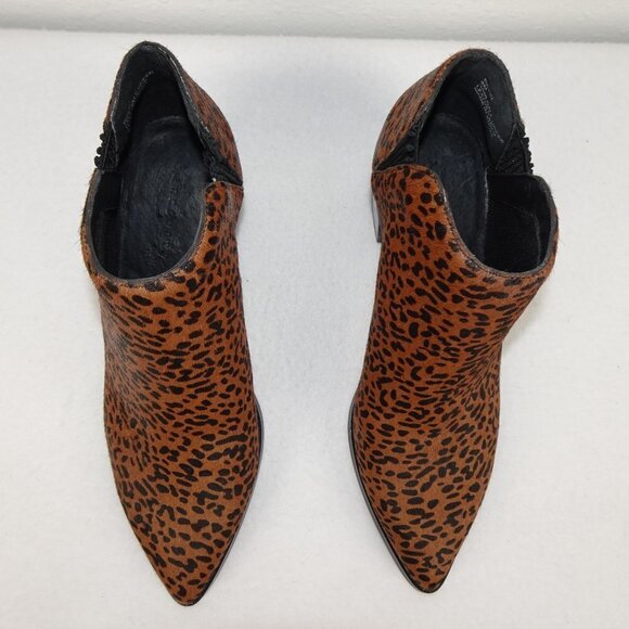 Sanctuary Leopard Print Booties Women's Size 6 Block Heel - Picture 7 of 11